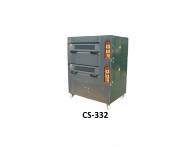 2 doors with 4 plants on lifts up fuel gas cake bake oven
