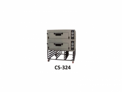 2 doors with 4 plates electric digital oven