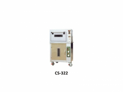 Single door electric oven and final fermentation box